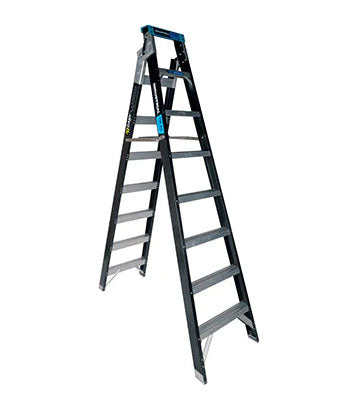 Trade Series Step Extension Ladders Fibreglass 150kg